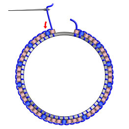 Brick Stitch Hoop Instructions